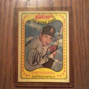 Carl Yastrzemski 1981 Kelloggs 3d card